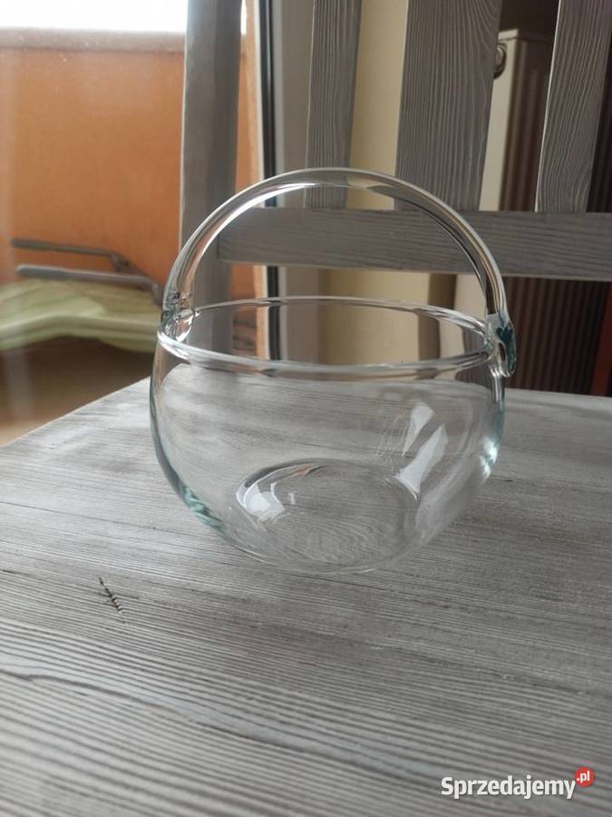 Patera koszyk na cukierki szkło stary zabytkowy śląskie
