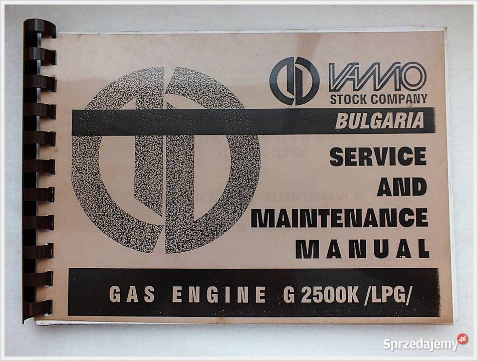 Katalog serwisowy Bułgaria G2500K LPG Balkancar Pozostałe lubuskie Żary