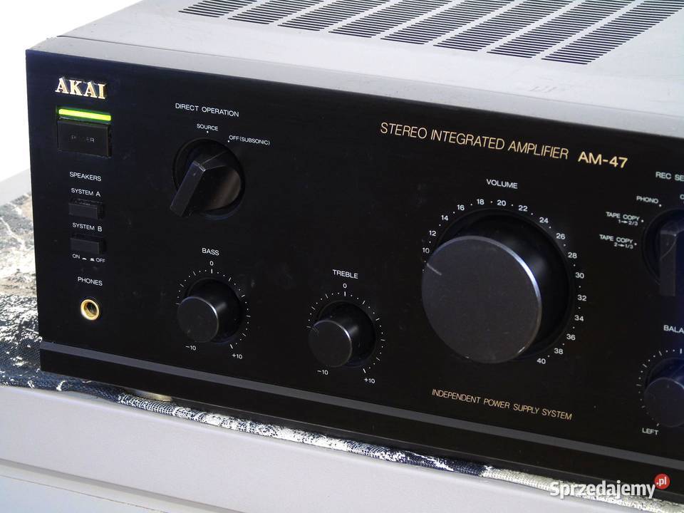 Świetny wzmacniacz Akai AM47 sprawny i mocny 2x Jasło sprzedam