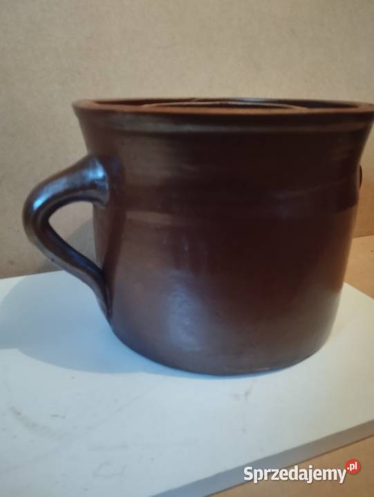 Kamionka gliniana z dwoma uchwytami Bogatynia