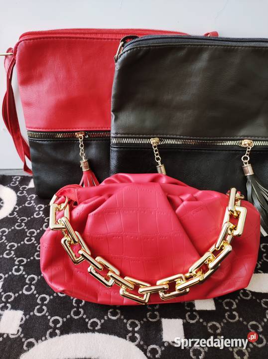 PROMOCJAPiękne torebki z eko skórkiCzerwony i mazowieckie