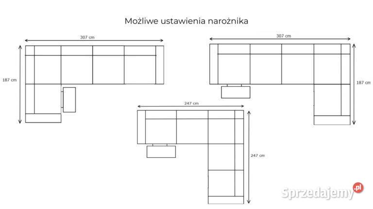 LINO ADAMSKI MEBLE Narożnik z funkcją relax Błachów