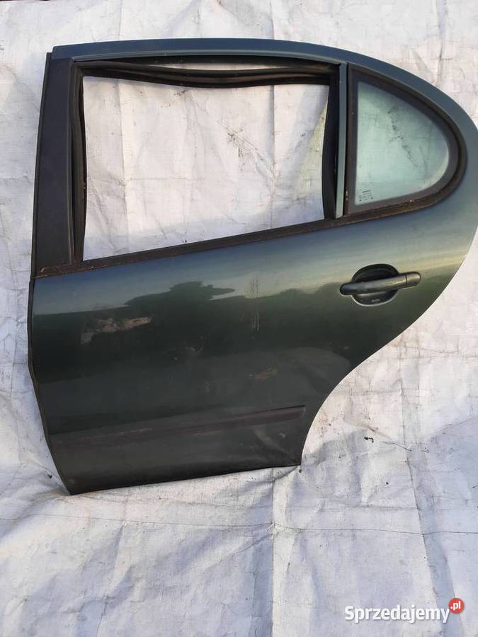 Seat Leon drzwi lewe tylne lewy tył zielone łódzkie