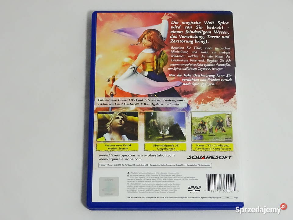 Final Fantasy X 2 2xCD 12+ Biłgoraj sprzedam