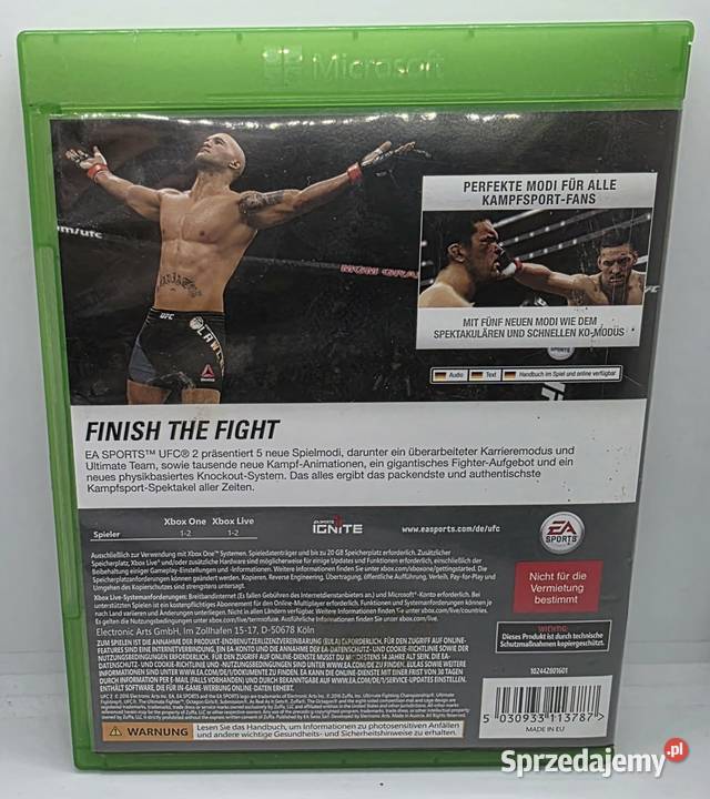 Gra UFC 2 Xbox One Elbląg