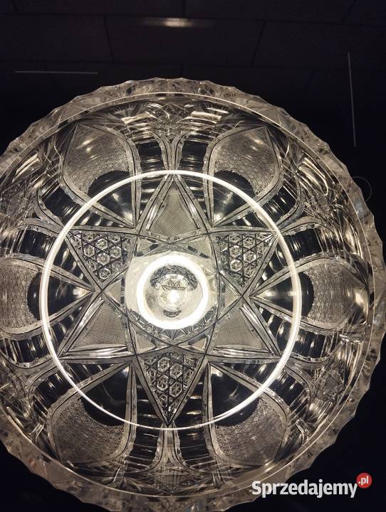 ORYGINALNA Misa Kryształowa Bohemia Pinwheel Dęblin