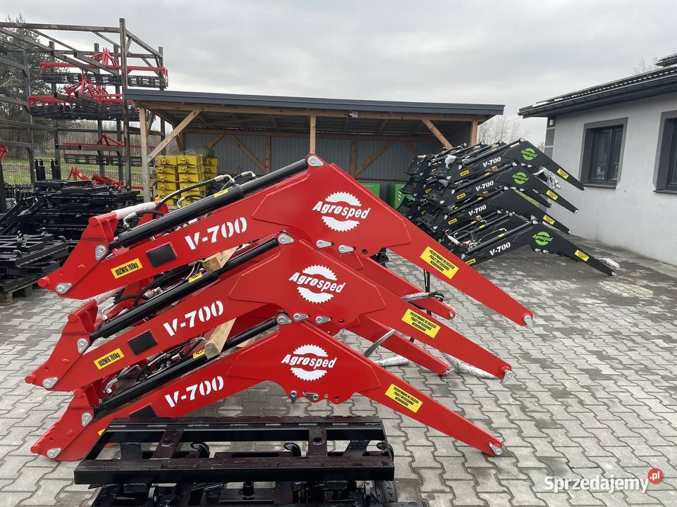 Ładowacz czołowy firmy Agrosped model V700 Ładowacze czołowe Konin