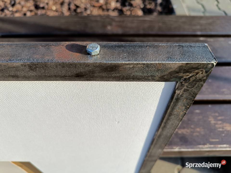 Loftowa rama ze stali 66x66 Dekoracje i ozdoby Warszawa