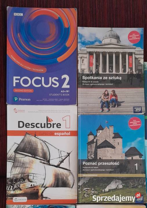 Komplet książki podręcznik do liceum Konstancin-Jeziorna sprzedam