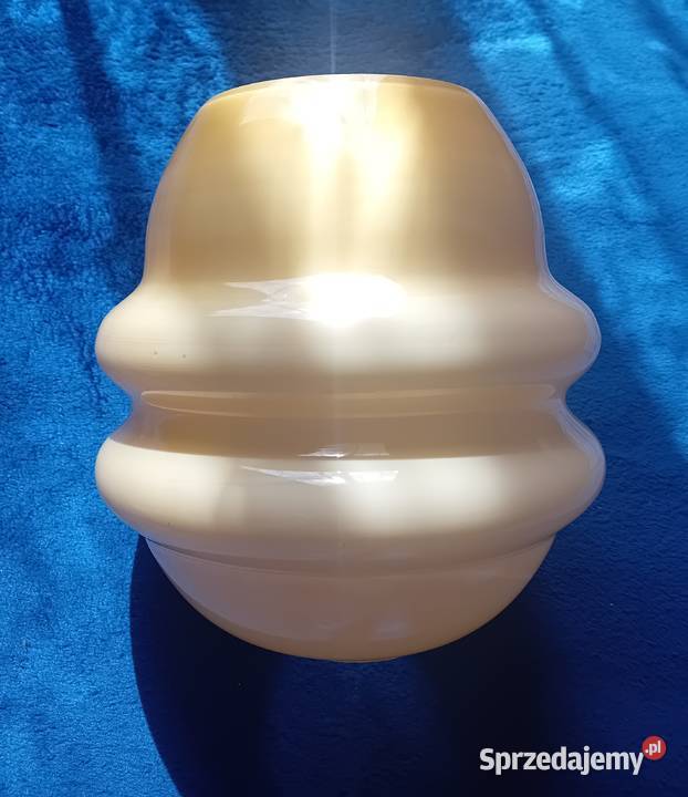 Klosz do lampy art deco szkło warstwowe Pierwsza Koźminek