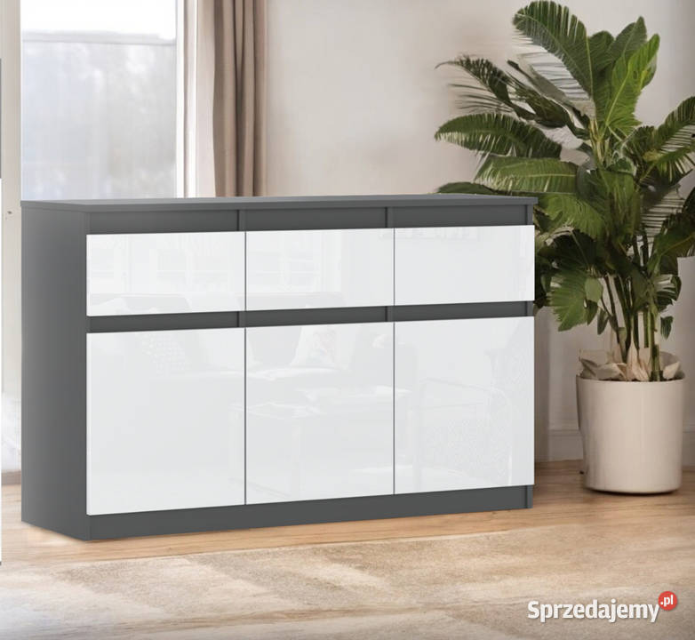 Komoda Do Salonu 3 Szuflady 120 Pojemna Szafka 35cm warmińsko-mazurskie Elbląg