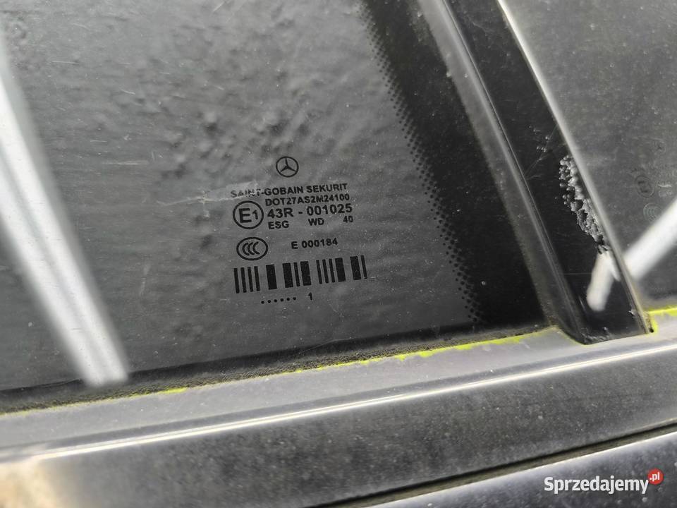 DRZWI PRAWY TYŁ EKLASA W212 SEDAN osobowe