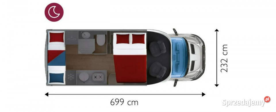 samochody kempingowe Giottiline Siena 386F Kampery Gaj sprzedam