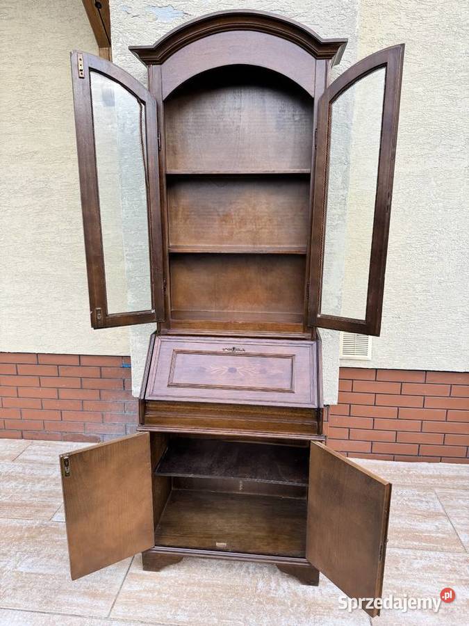 Witryna stylowa sekretarzyk kredens szafka regał Kredensy i witryny Sulbiny