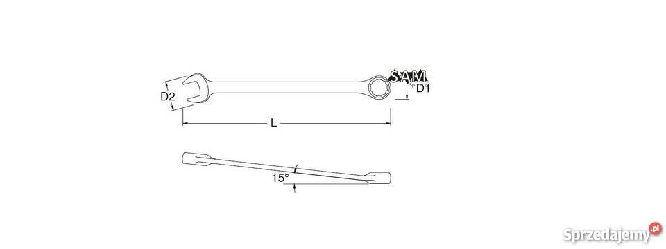NOWY Klucz płaskooczkowy 28mm SATA 40236 40 Wieluń