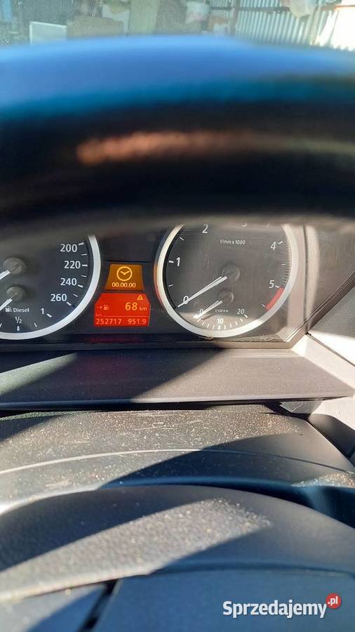Bmw 530d e60 2004 sedan czarny okazja alusy 18 nieuszkodzony Seria 5 Proszowice