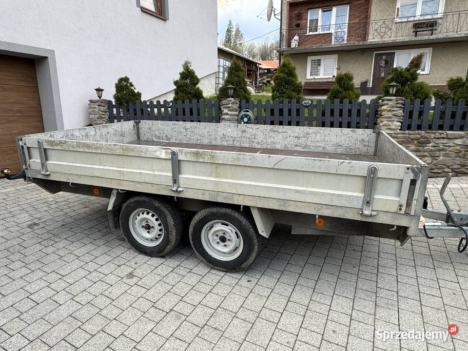 Przyczepa ciężarowa dwuosiowa DMC 2000 Klimkówka