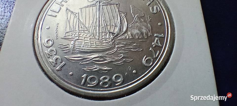 Stare monety 100 eskudo 1989 Portugalia Lesko