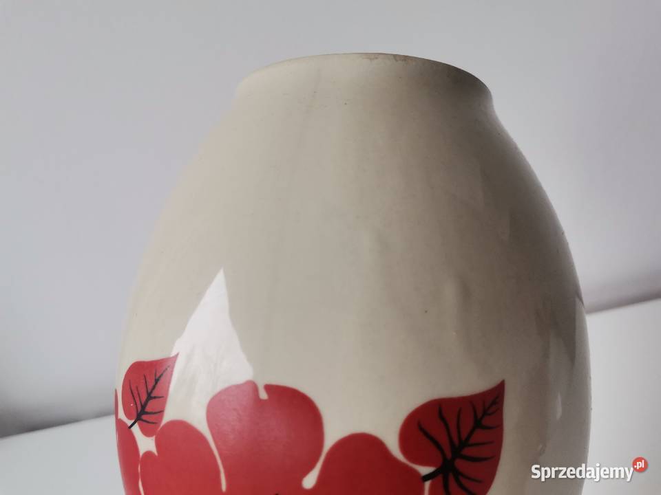 Stary duży wazon w kwiaty porcelit Chodzież Katowice sprzedam