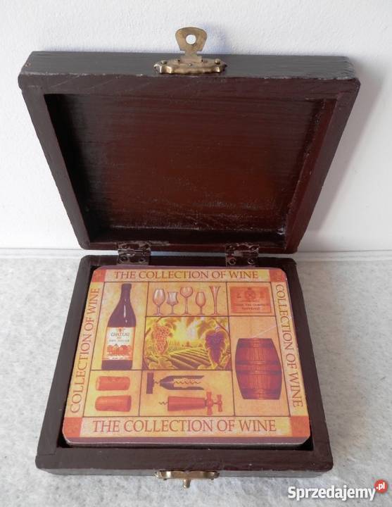 Unikatowe stare podkładki korkowe w drewnianym zachodniopomorskie Szczecinek sprzedam