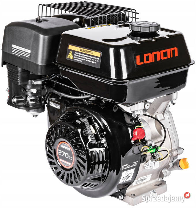SILNIK LONCIN G270FA SPALINOWY BENZYNOWY 9 WAŁ Opalenica