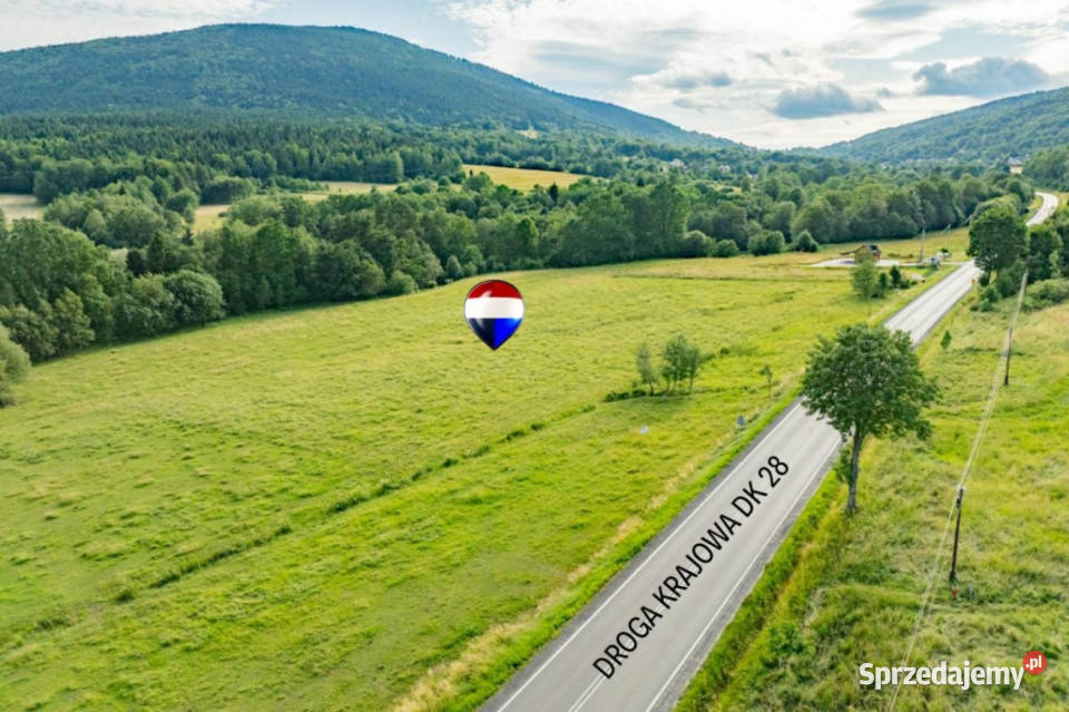Działka przemysłowa 186 HA DK28 małopolskie