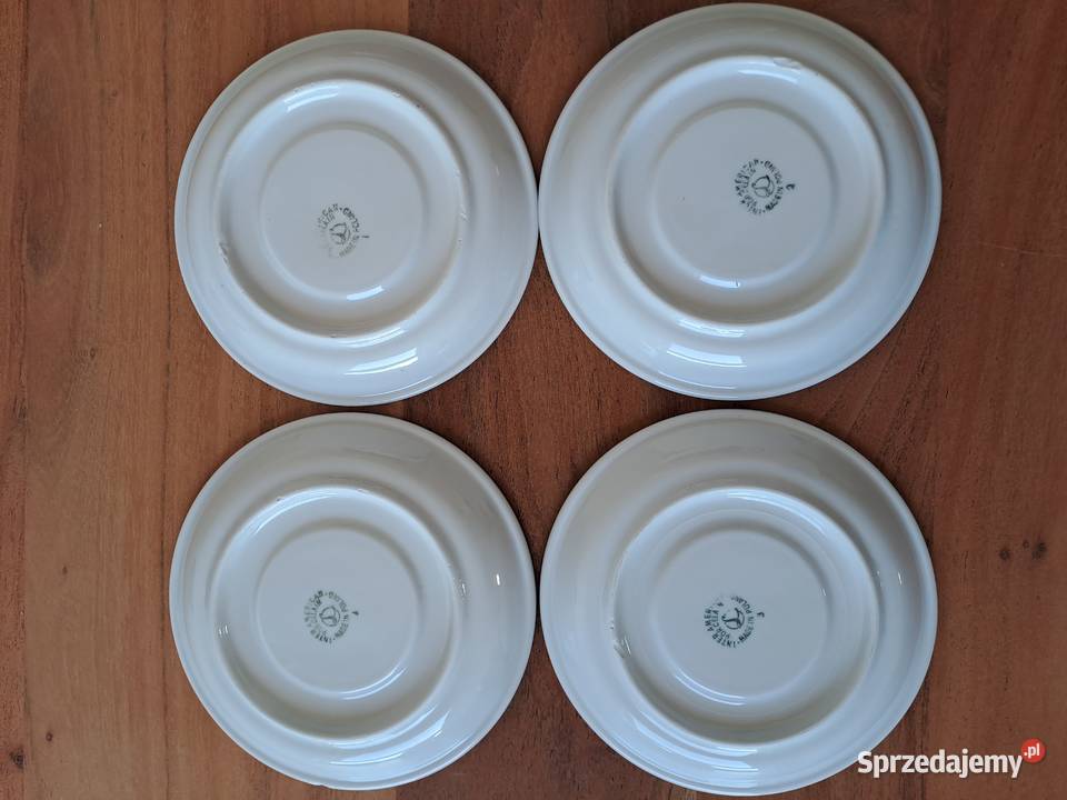 4x PRL talerzyk Lubiana inter american porcelain Warszawa