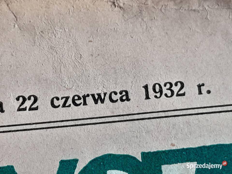 Stary przedwojenny tygodnik dzieci Płomyczek Dąbrowa Górnicza