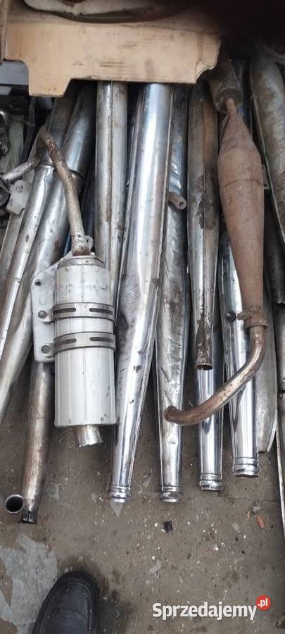 Tłumiki do motocykli z epoki PRL Nowy Sącz