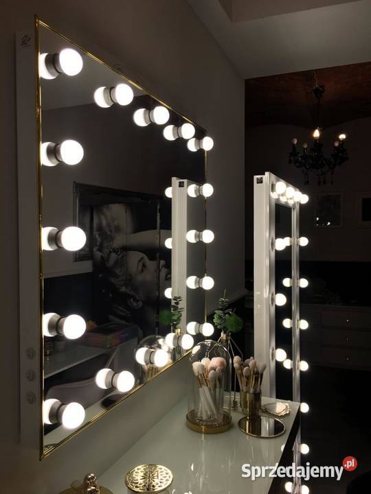 Lustro w Złotej ramie Model PREMIUM Tafla Złota