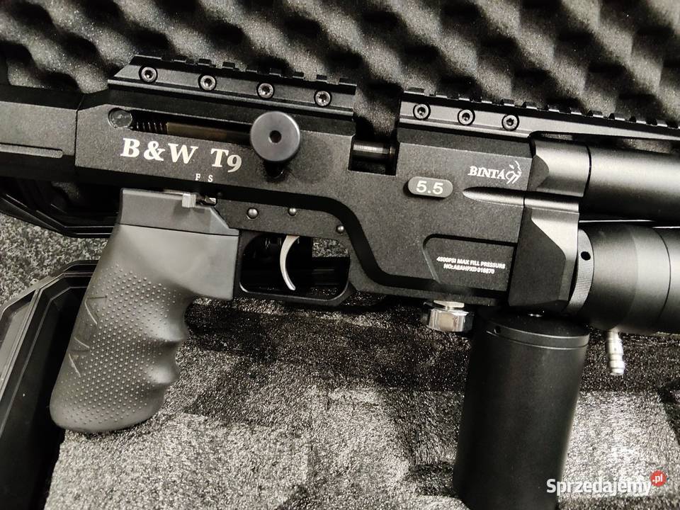 Wiatrówka PCP BINTAC T9 9mm semiauto Tłumik śląskie Częstochowa
