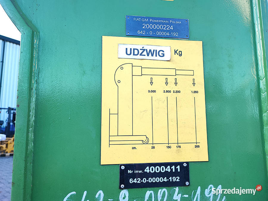 Żuraw dźwig samojezdny Gruniverpal Tranchero małopolskie Kęty sprzedam