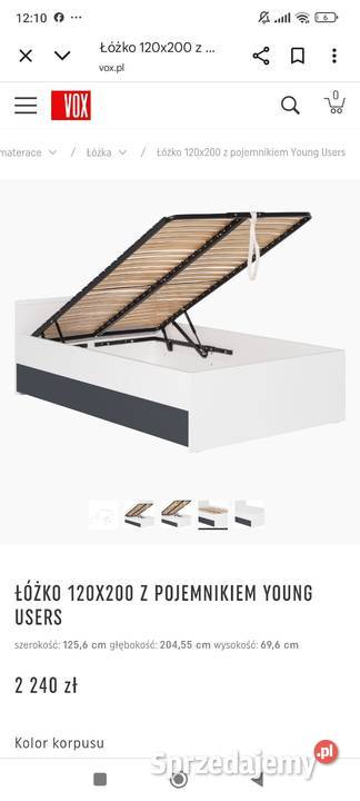 Łóżko nastolatka Łóżka Krępiec