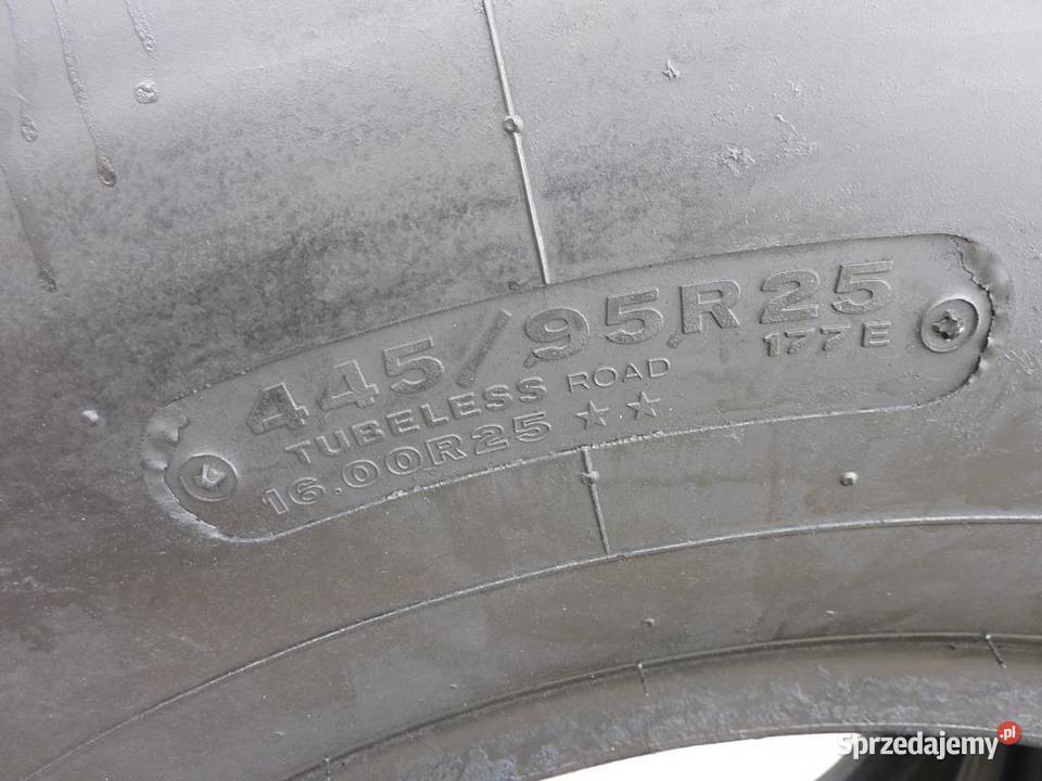 2xOpona używana 44595R25 1600R25 BRIDGESTONE 600