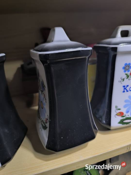 Pojemniki kuchenne ceramiczne LUBIANA vintage Pojemniki na żywność Pszczyna