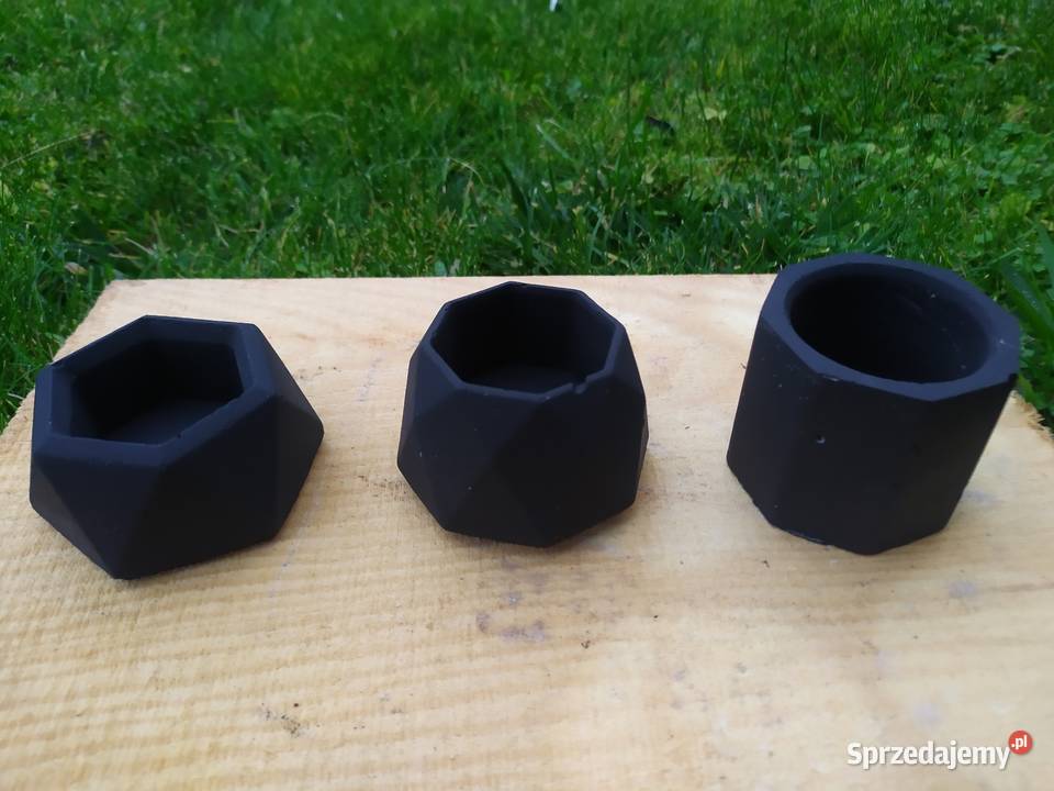 Doniczki betonowe osłonki na sukulenty Tłuszcz sprzedam