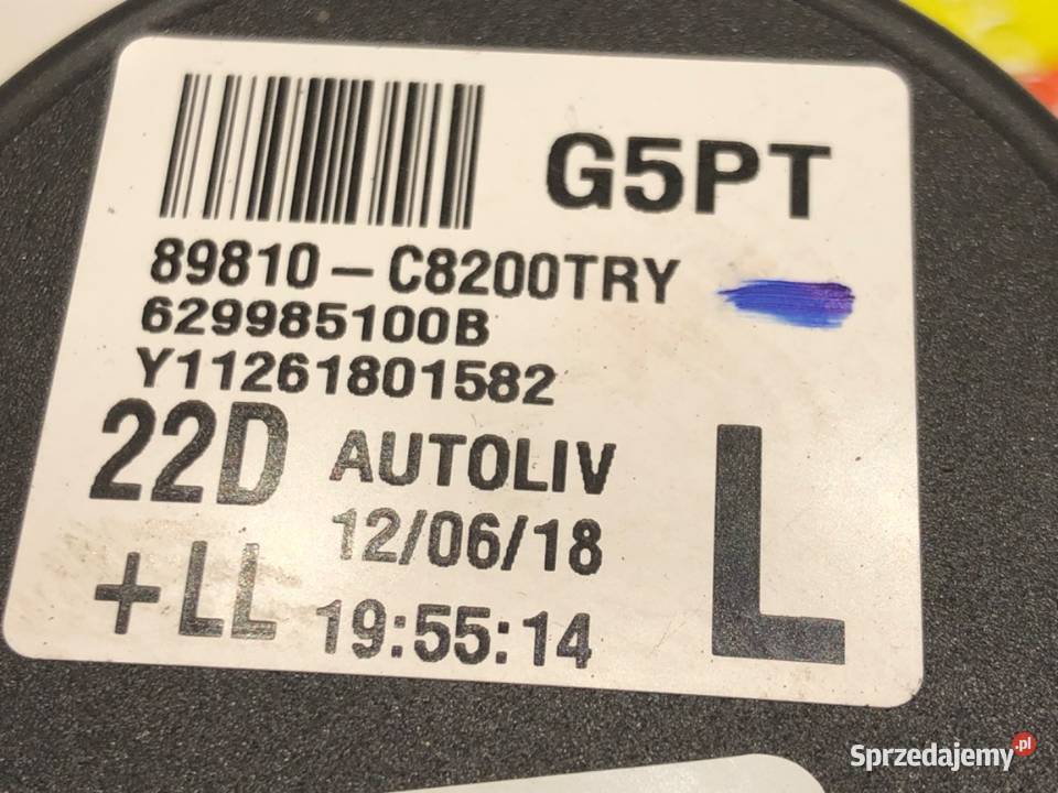 PAS BEZPIECZEŃSTWA LEWY TYŁ HYUNDAI i20 II sprzedam