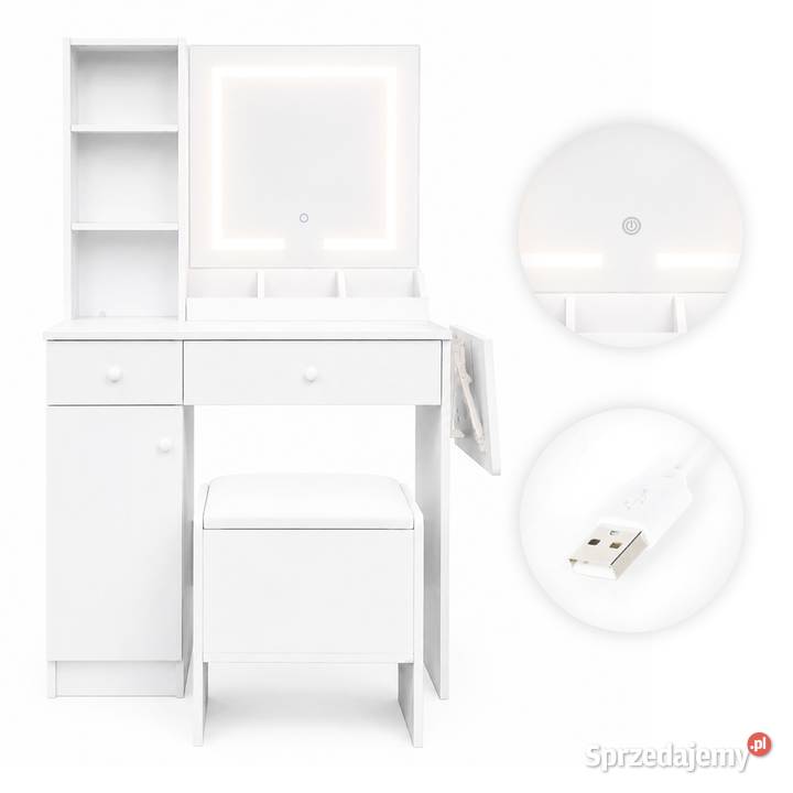 Toaletka kosmetyczna ModernHome z lustrem i sprzedam