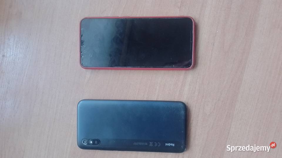 Dwa telefony na części do naprawy redmi