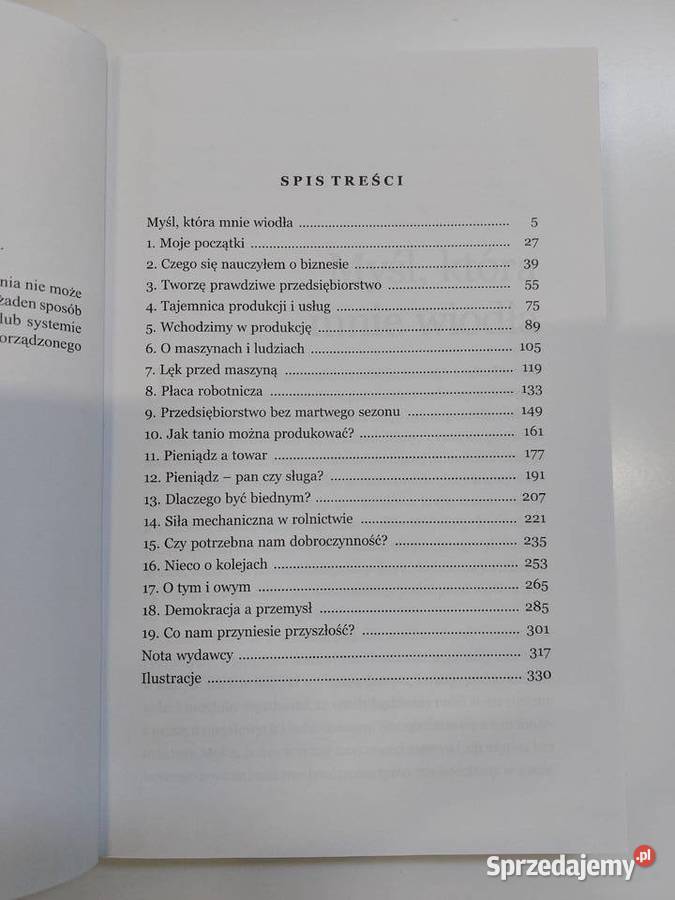 Moje życie I dzieło Henry Ford Warszawa