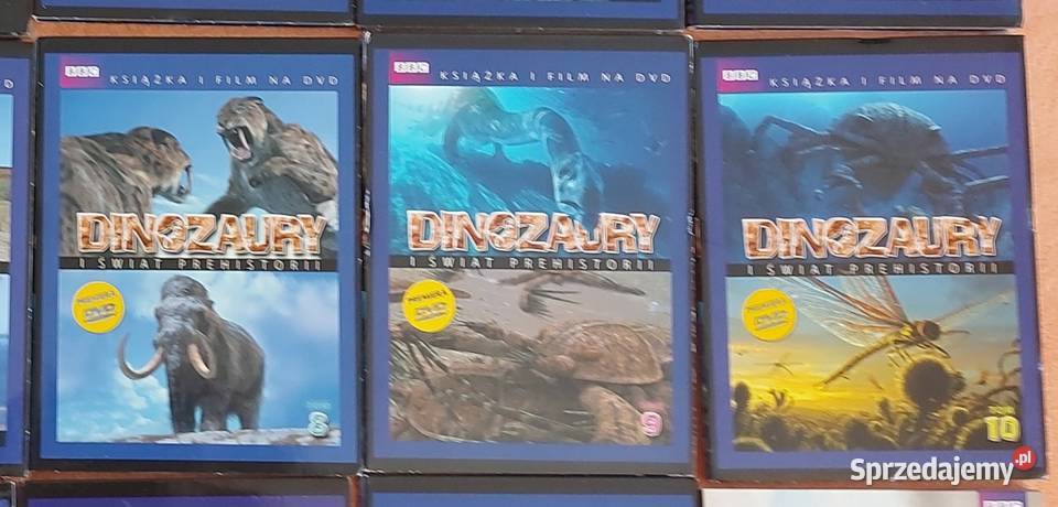 14 filmów DVD kolekcji Dinozaury i świat Chorzów sprzedam