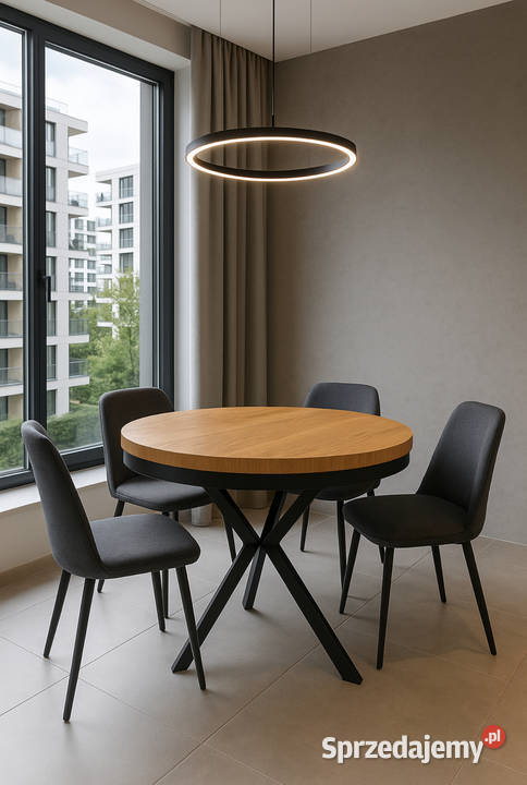 Stół rozkładany Nero z obręczą różne kolory i wielkopolskie