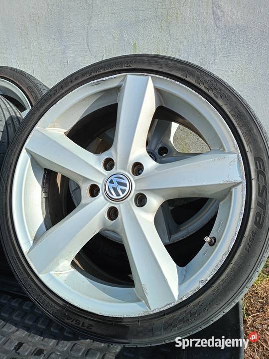 Alusy felgi VW Volkswagen 5x112 z oponami 4 lubuskie Nowa Sól