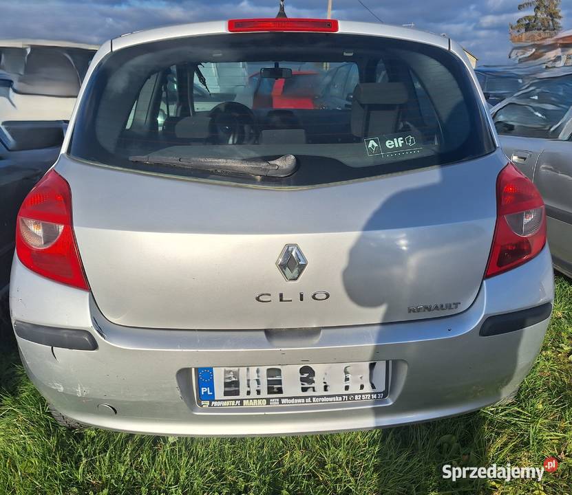 Klapa Tył Bagażnika Renault Clio osobowe Wisznice