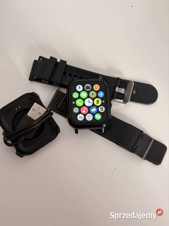 Smartwatch czarny unisex Pozostałe Bydgoszcz