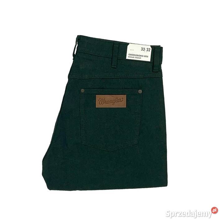 Spodnie męskie Wrangler Greensboro 803 Scarab podkarpackie Rzeszów sprzedam