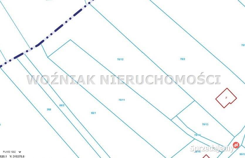 sprzedaży gruntu 3000m2 Bartnica Sprzedaż
