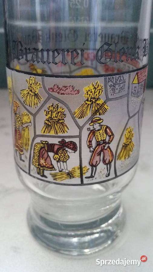 Szklanka Brauerei Glenk Bayreuth 250 ml inny kolor lubelskie Puławy
