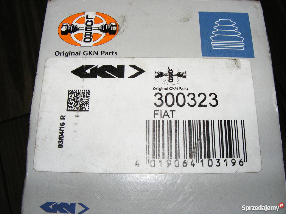 Zestaw osłony przegubu napędowego Fiat Panda Gdańsk