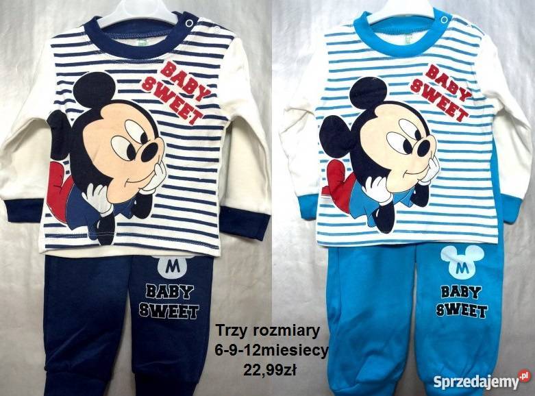 6880 Komplet Dres Myszka Minnie Bluzka spodnie różowy śląskie